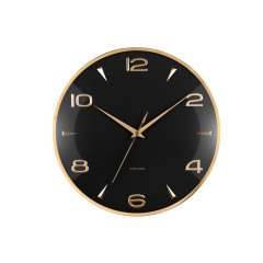 Nástenné hodiny Karlsson KA6017BK, 41cm